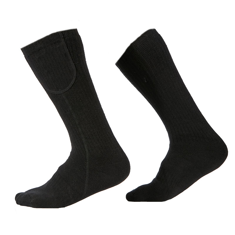 Suositut lämmitettävät sukat miehillenaisille, ladattava sähkö akun lämpö sukat